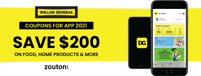 Dollar General Coupon App February 2021 Save Up To 200 On Food 