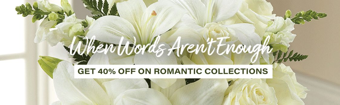 1-800 Flowers Romantic Collection at 40% Off
