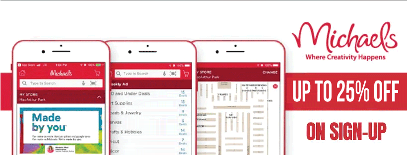 Michaels Sign Up Deal: Get 25% Off