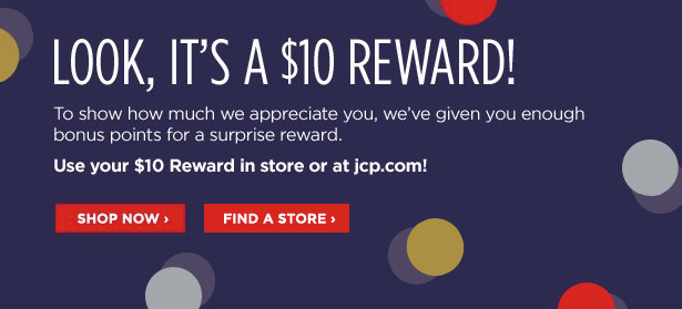 JCPenney Rewards Deal:
