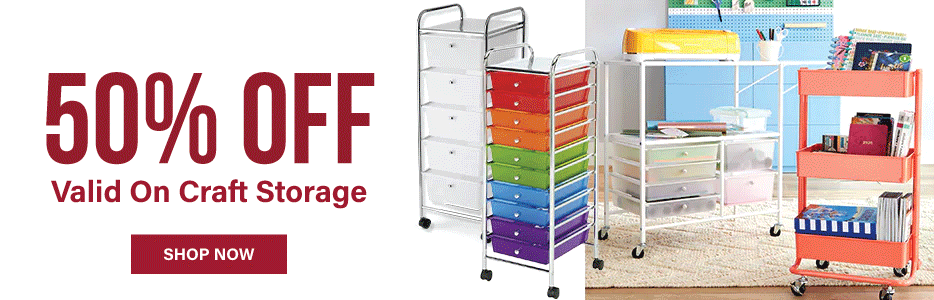 Michaels Craft Storage: Up To 50% Off