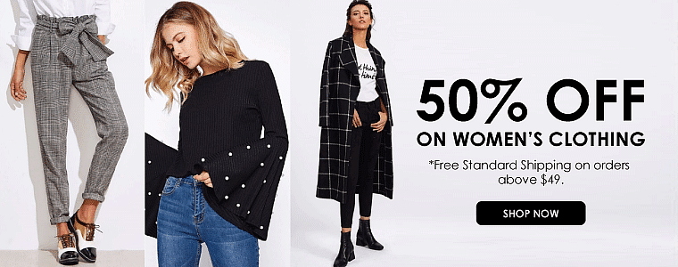 Shein 50% Off Code 2022 (January Special): Save On Women’s Clothing ...