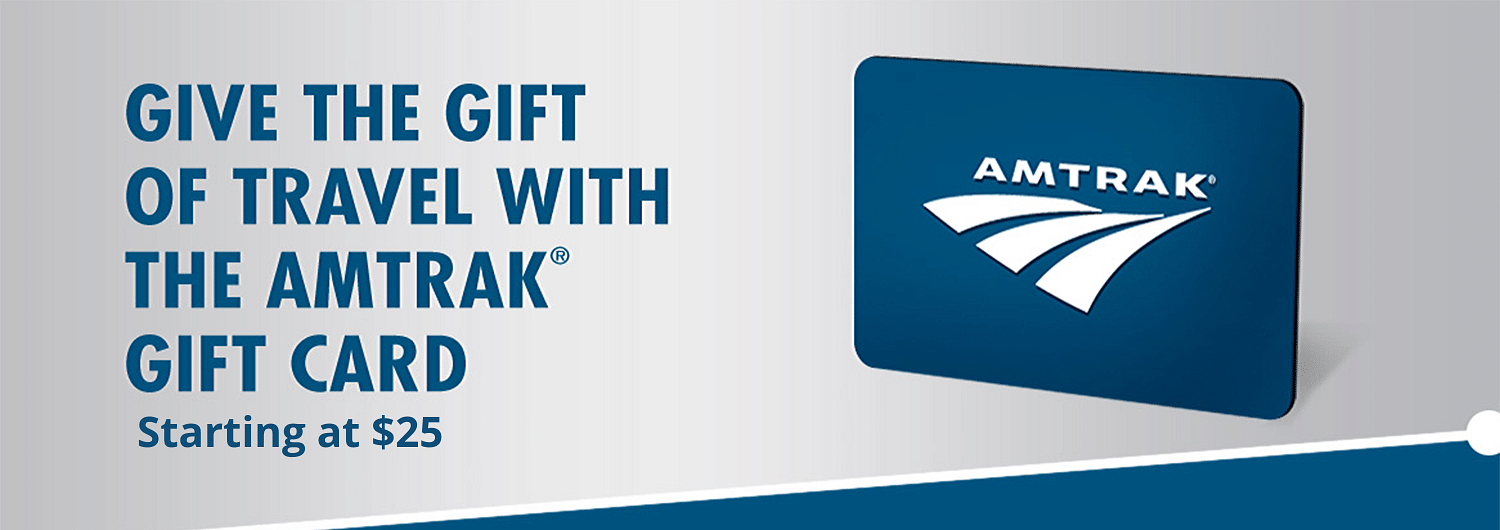 Amtrak Gift Card Discount January 2022 Buy At 25 Onwards