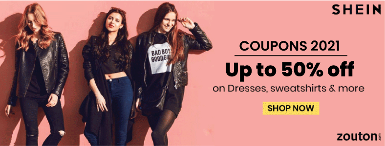Shein January Coupons (2022): Up to 50% Off On Dresses, Sweatshirts, Tops & More