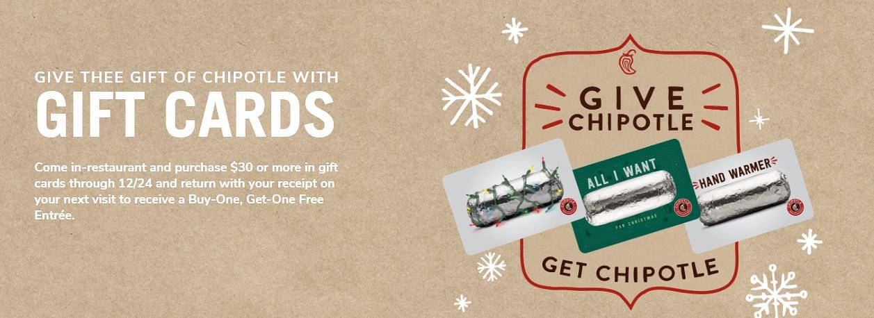 Chipotle Gift Card Deal 2020: Gift Your Friends a Mexican Meal at Just $10