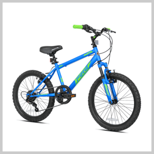 BCA 20" Crossfire 6-Speed Boy's Mountain Bike, Blue/Green