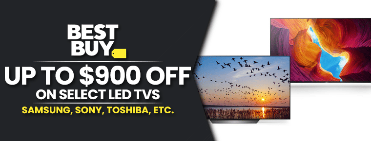 Up To $900 Off | Select LED TVs