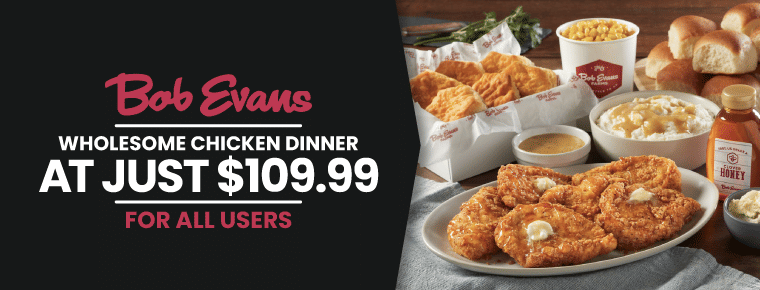 Enjoy A Wholesome Chicken Dinner At $109.99All Users