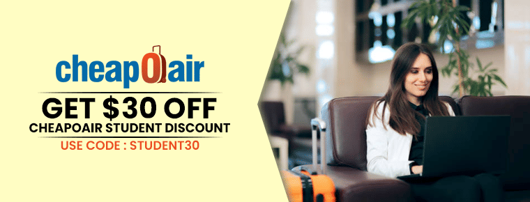 CheapOair Student Discount | Get $30 Off