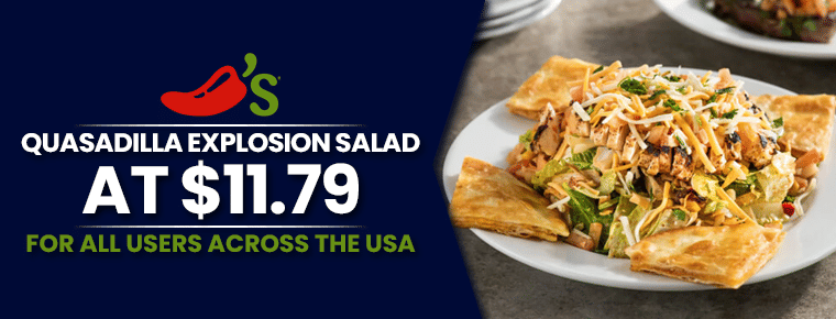 Healthy Meal | Quasadilla Explosion Salad | at $11.79