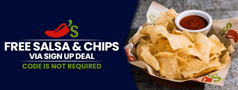 Free Salsa & Chips | Sign Up Deal