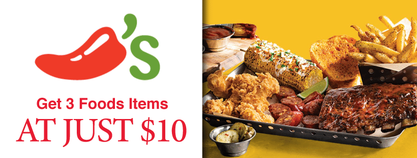 Avail 3 Food Items at $10