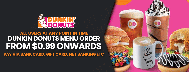 Dunkin Donuts Menu | Order From $0.99 Onwards