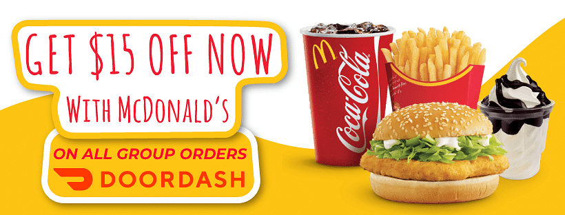 50 Off Doordash Mcdonald S Promo Codes Doordash Promo Codes Coupons Nov 2020