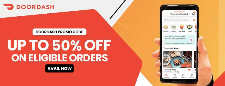 Get up to $30 off on food items