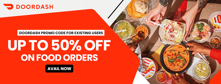 Doordash Sale | Get 50% Off on Food Orders
