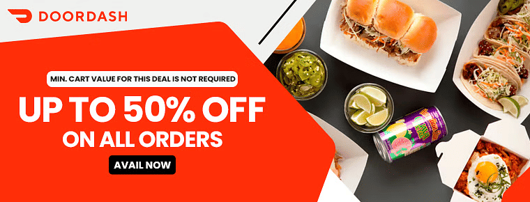 Doordash Sale 2023 | Up to 50% Off on Food Orders