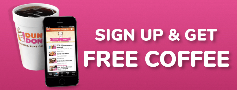 Dunkin Donuts signup deal