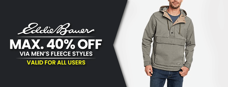 Men’s Fleece Styles| Max. 40% Off 
