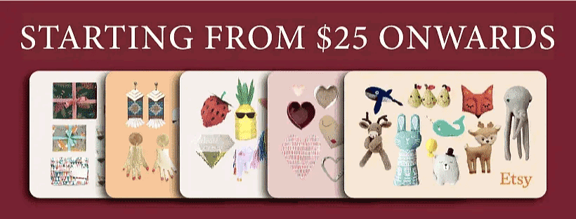 Etsy Gift Cards