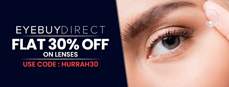 Avail Flat 30% Discount On Lenses