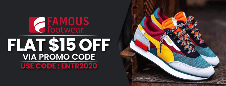 Flat $15 Off | Famous Footwear Promo Code