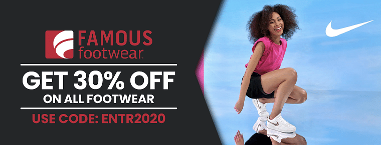 Famous Footwear 20% Off Coupon | February 2022 | Save 20%