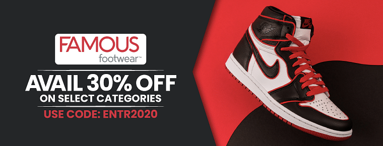 Famous Footwear Coupons BOGO 2021 (June Special): Get 50% Off On Nike
