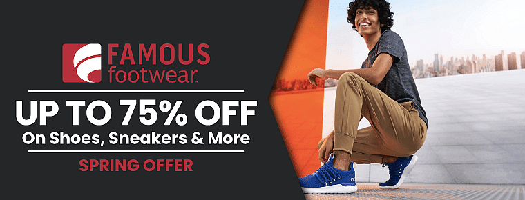 Up to 75% off | Famous Footwear Printable Coupons | February 2022