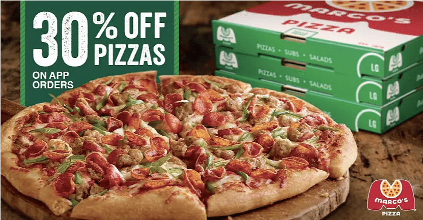 Marcos Pizza Coupons For January 2022 Flat 30 Off On Pizza, Sides