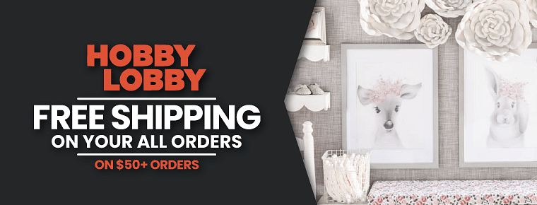 hobby lobby online free shipping code