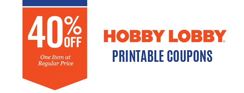Hobby Lobby Printable Coupon: Slash 40% Off On Home Decor ...
