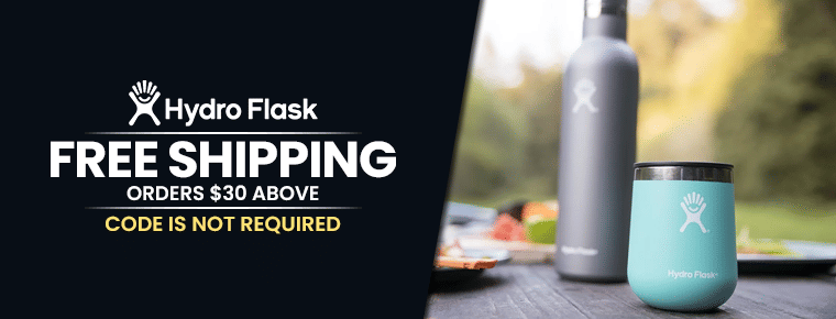  Get Hydro Flask Free Shipping | Orders $30 Above