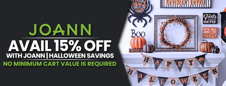 Save 15% With Joann | Halloween Savings