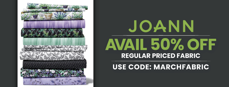 Regular Priced Fabric | 50% Discount