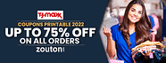 T J MAXX Coupons Printable 2022 February Edition Get Up To 75 Off 