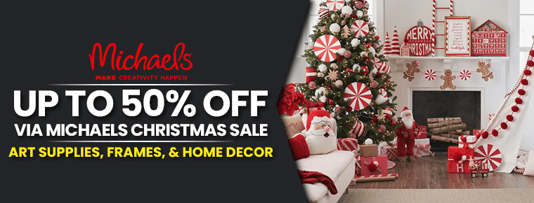Up to 50% Off | Michaels Christmas Sale