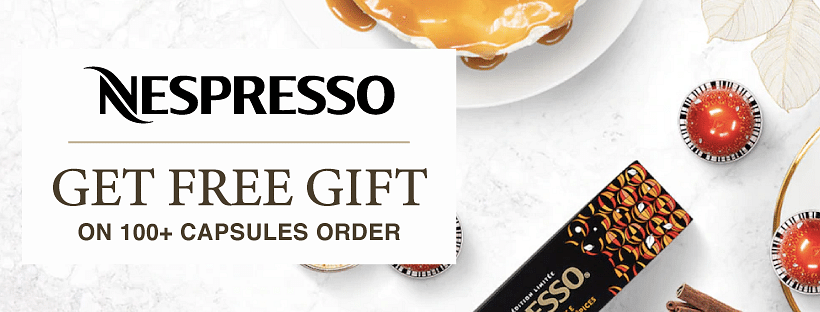 Nespresso Capsules Promo Code Get Free Gift Set On