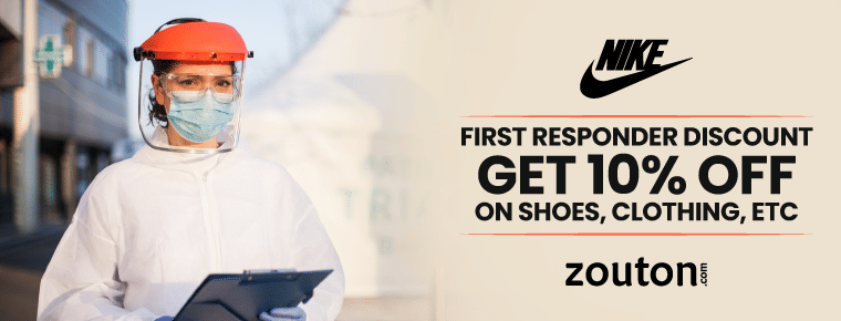 Nike First Responder Discount | January 2022 | Get 10% Off on Shoes, Clothing, Accessories, etc.