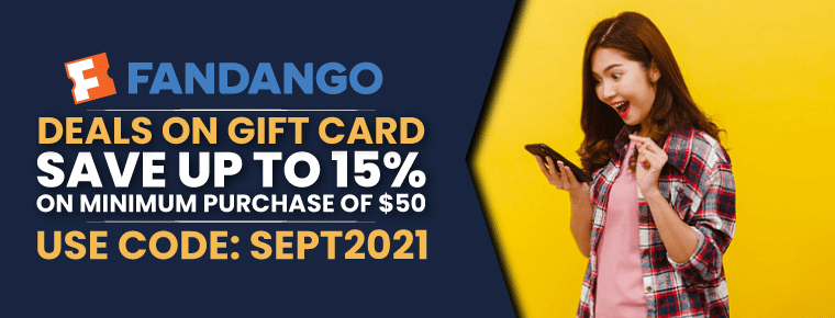 Fandango Deals On Gift Cards | Save Up to 15%