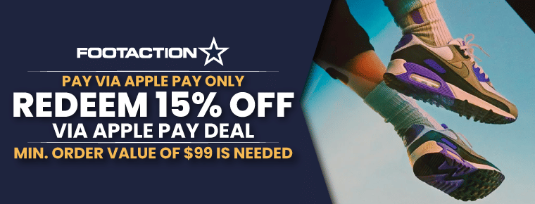 Footaction Apple Pay Coupon | 15% Off