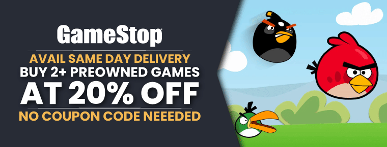 Buy 2+ Pre-Owned Games For 20% OFF