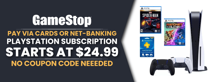 PLAYSTATION SUBSCRIPTION: STARTS AT $24.99