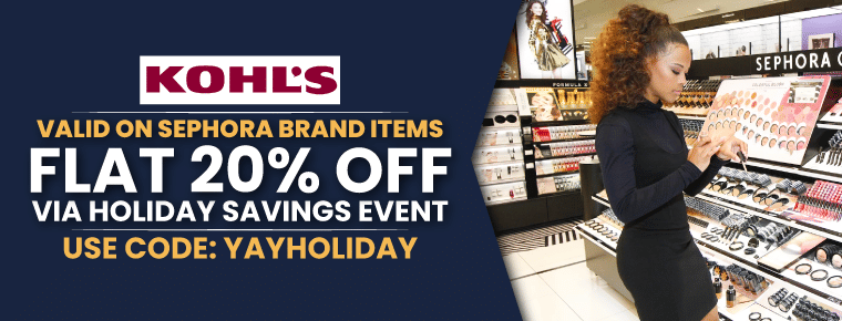 Kohl's Holiday Savings Event: Flat 20% Off
