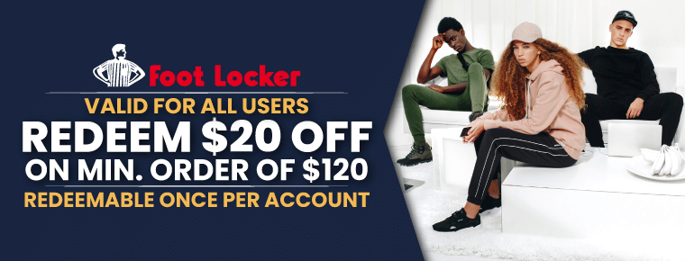 Redeem $20 Off | Foot Locker Discount Code