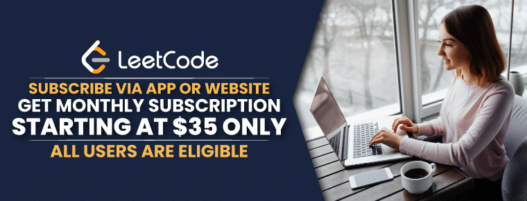 At $35 | LeetCode Monthly Subscription