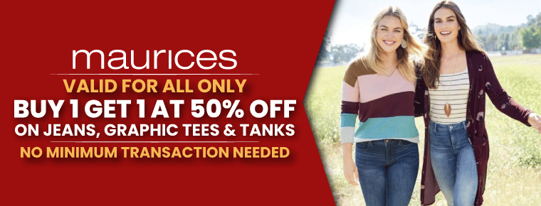 Buy 2 Items And Get 1 Of them At 50% Discount