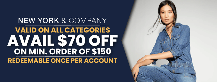 Get $70 Off $150 | New York & Company Coupon