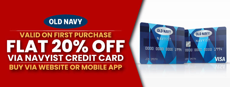 Flat 20% Off Using Navyist Credit Card