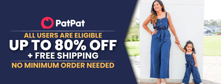 80% Off + Free Shipping | PatPat New User Deal